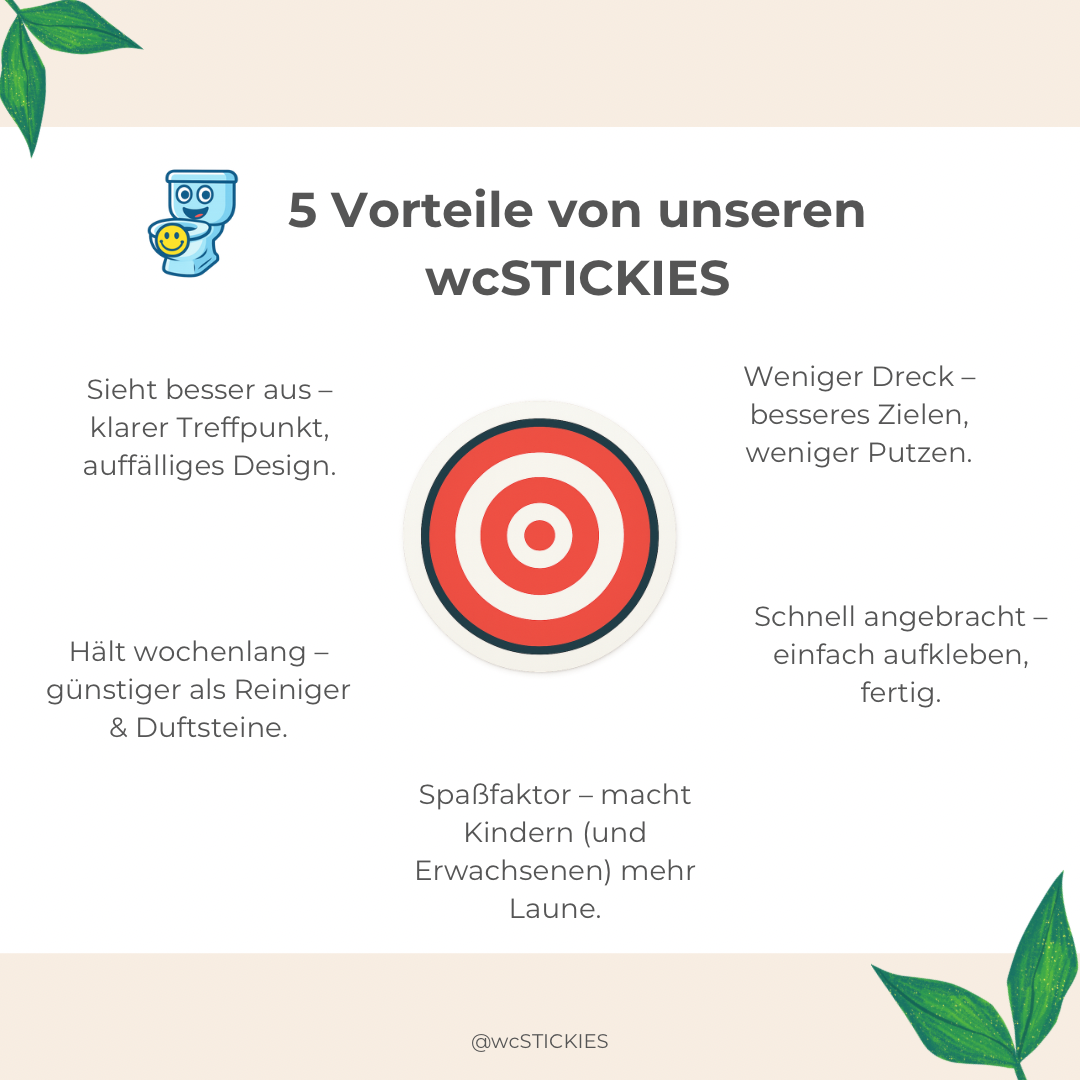 STICKIE "FLIEGE" (10er Pack) JAHRESVORRAT